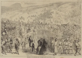 Inspektion der Edinburgher Gewehr-Freiwilligen